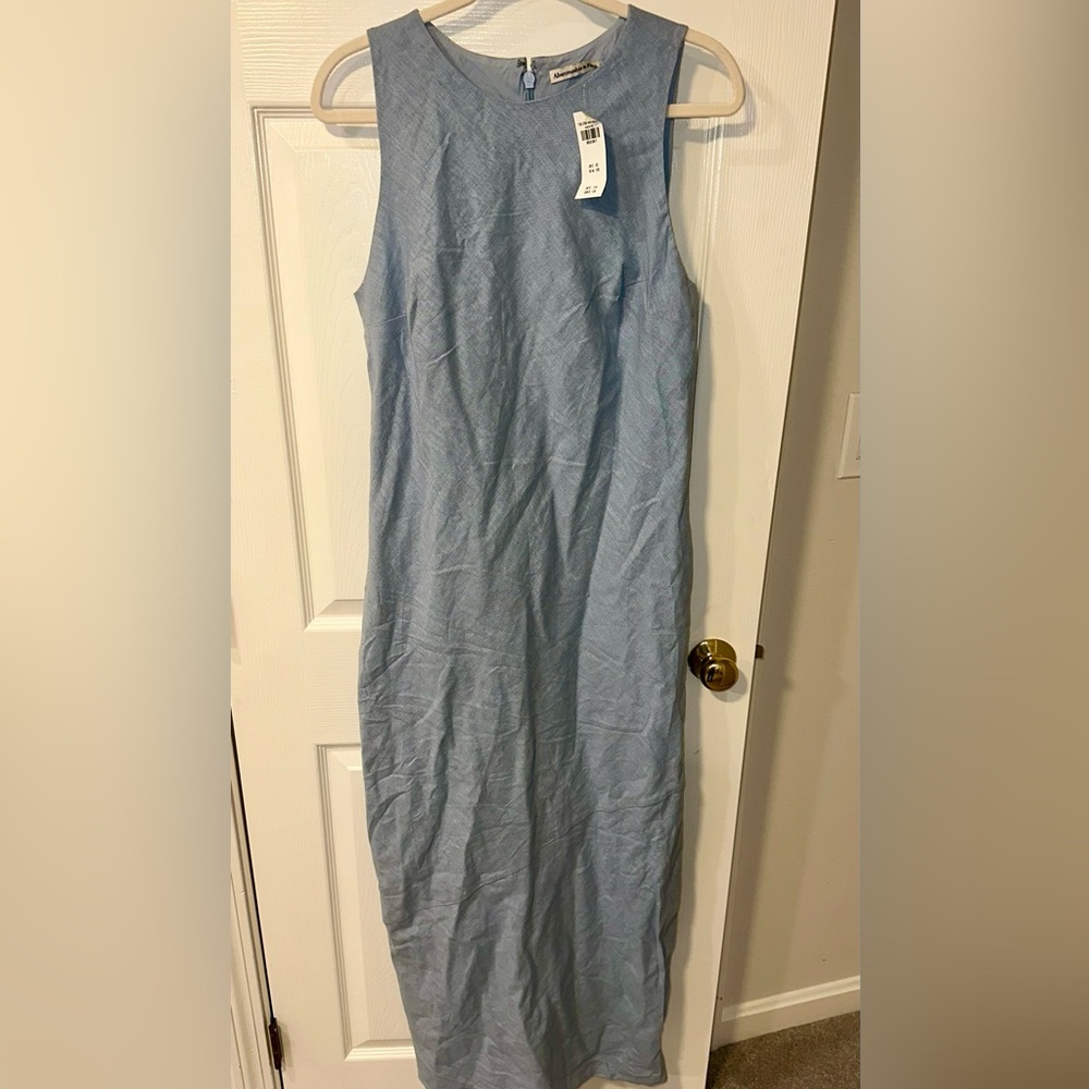 Abercrombie & Fitch Light Blue Maxi Dress